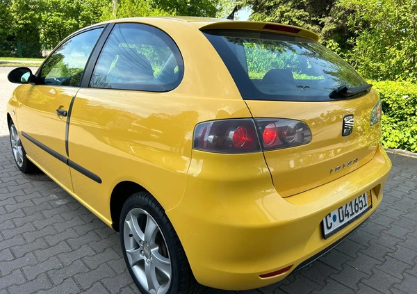 Seat Ibiza cena 9800 przebieg: 165000, rok produkcji 2007 z Zawiercie małe 466